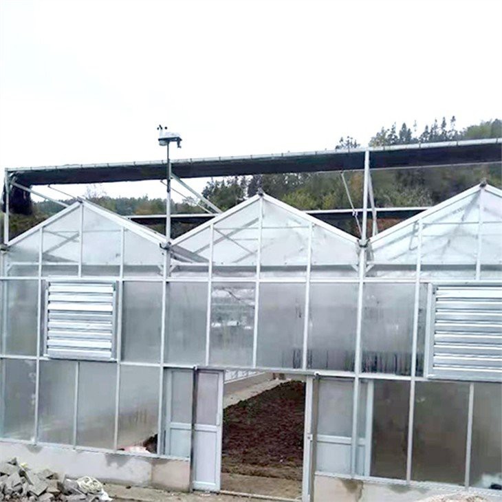 1.agricultural venlo type glass greenhouse factory